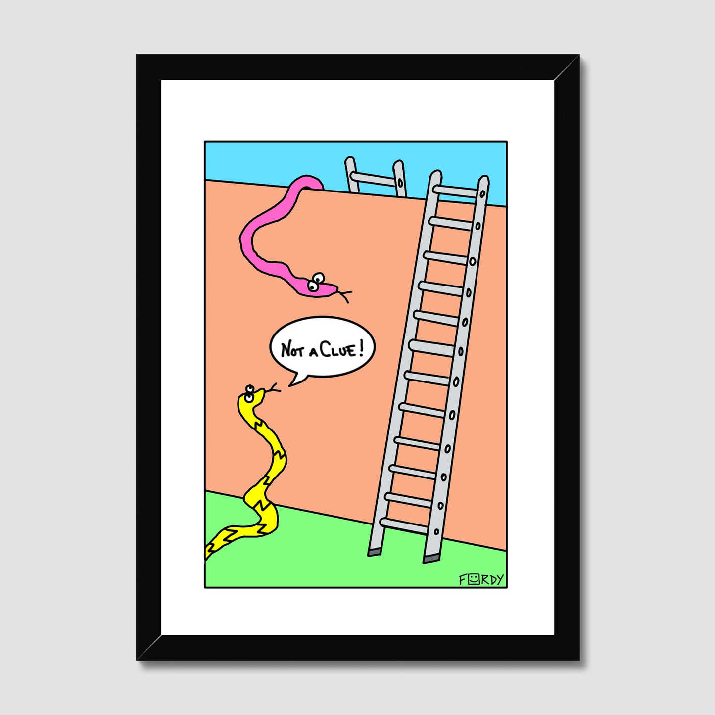 Snakes and Ladders Print