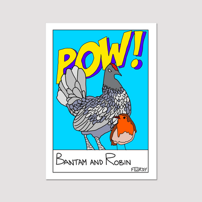 Bantam and Robin Print
