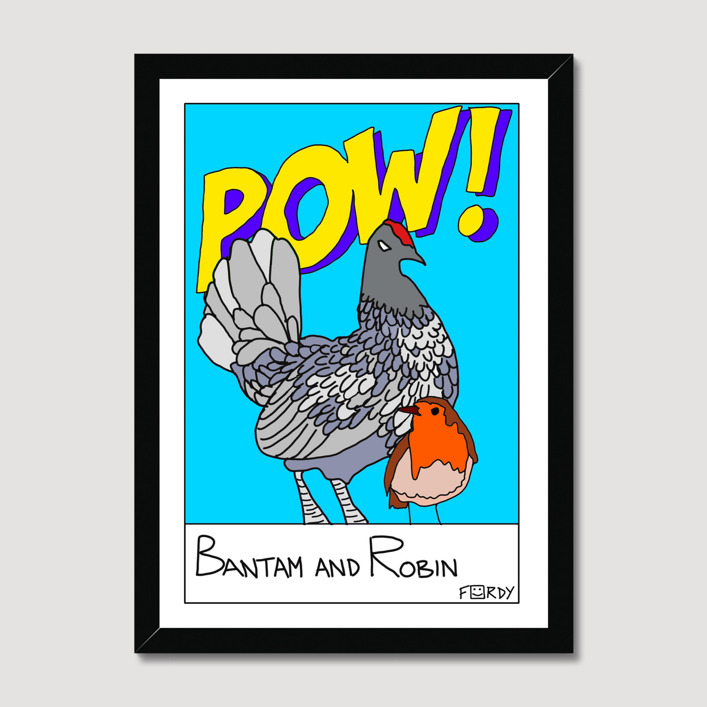 Bantam and Robin Print
