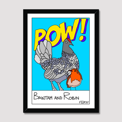 Bantam and Robin Print