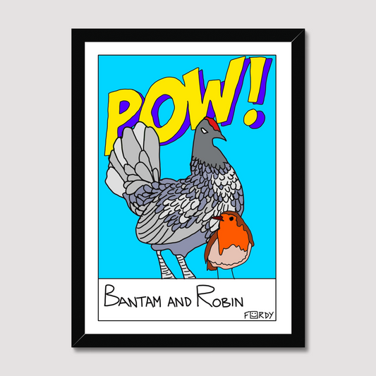 Bantam and Robin Print
