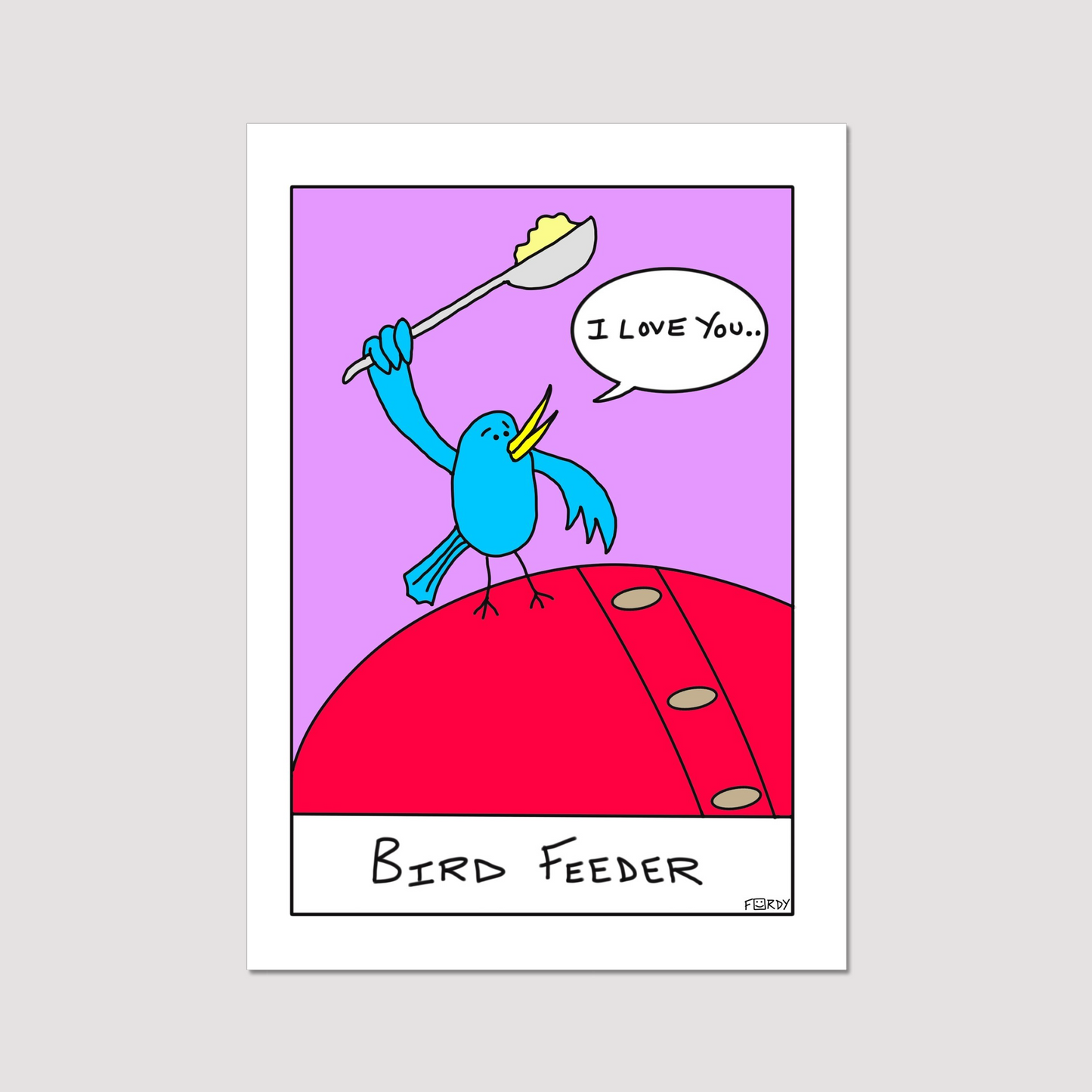 Bird Feeder Print