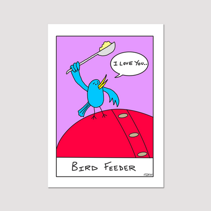 Bird Feeder Print