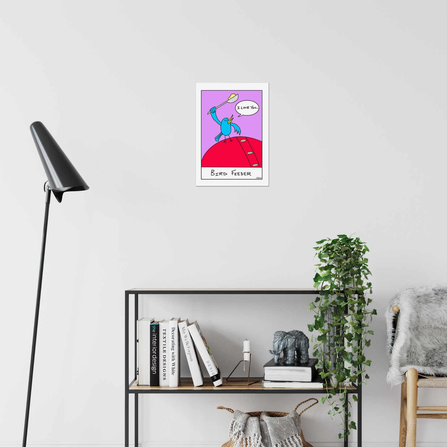Bird Feeder Print