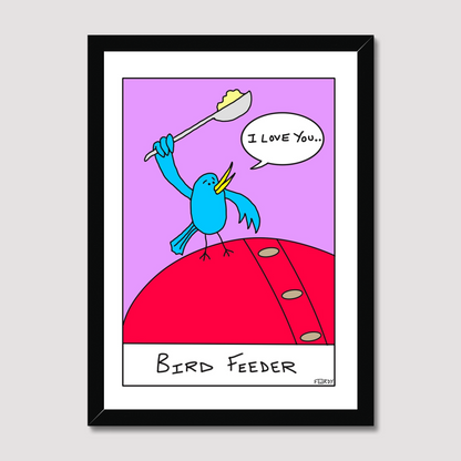 Bird Feeder Print