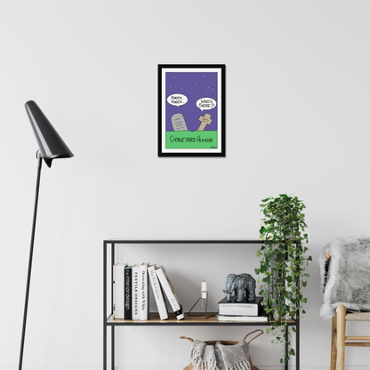 Graveyard Humour Print