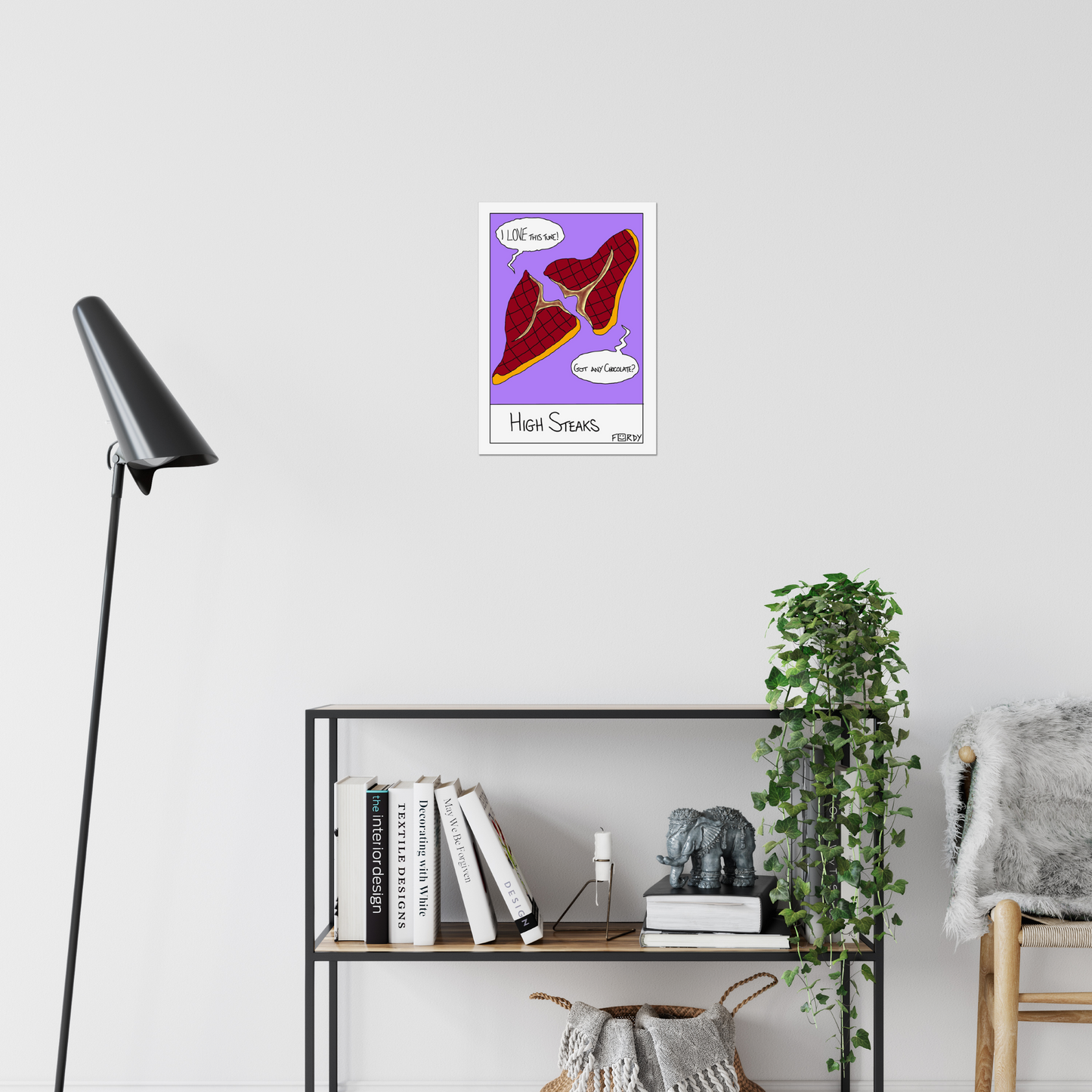 High Steaks Print