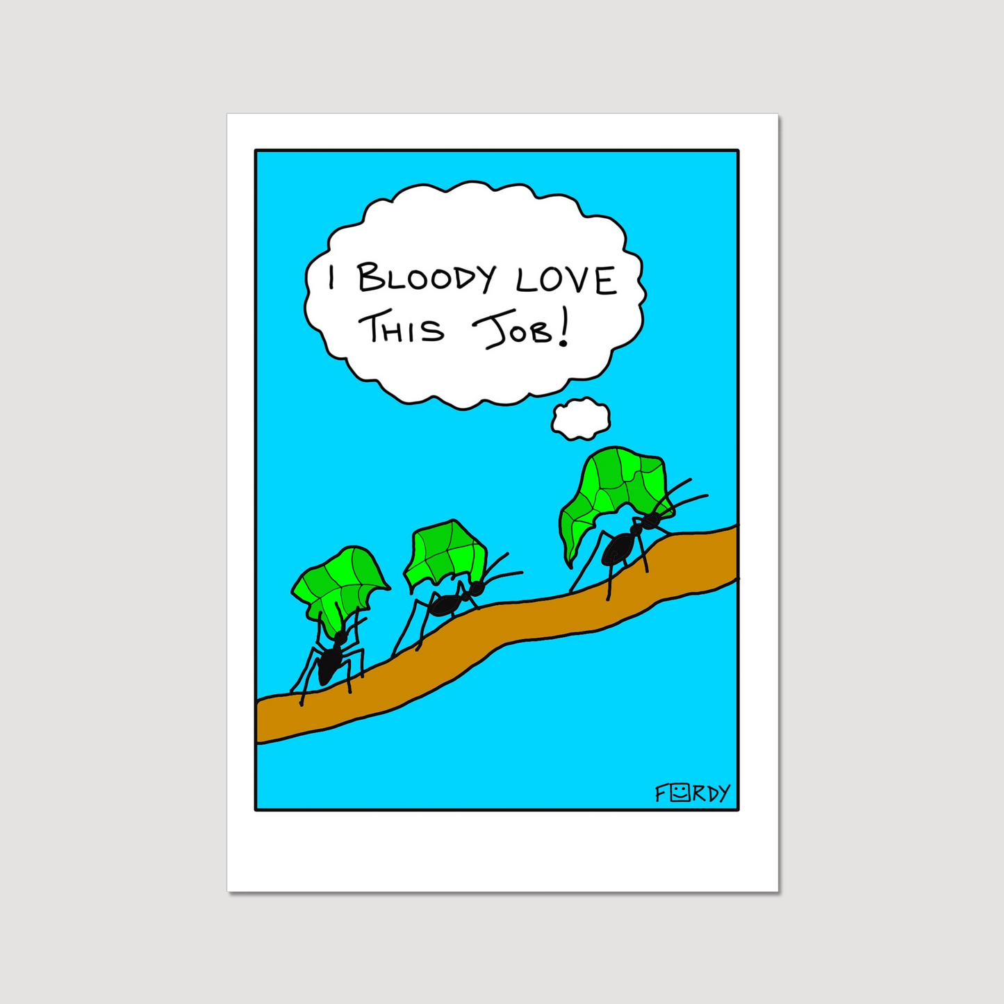 Leaf Cutter Ants Print