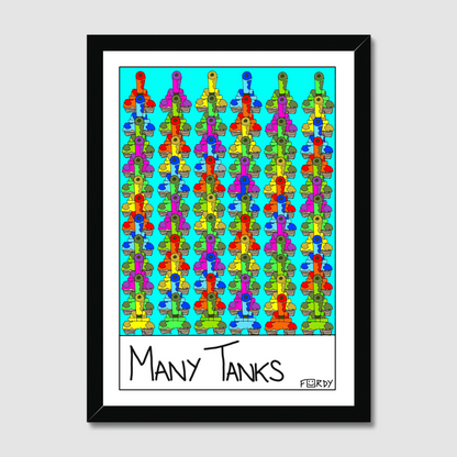 Many Tanks print