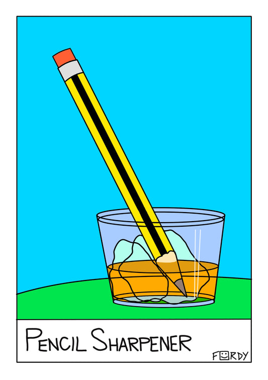 Pencil Sharpener Greeting Card
