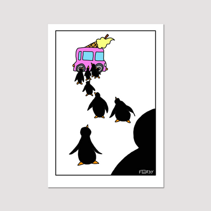 Penguins Print