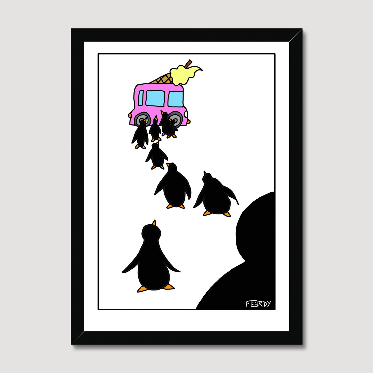Penguins Print