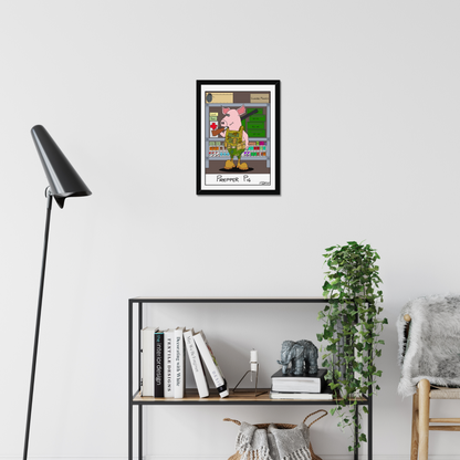 Prepper Pig Print