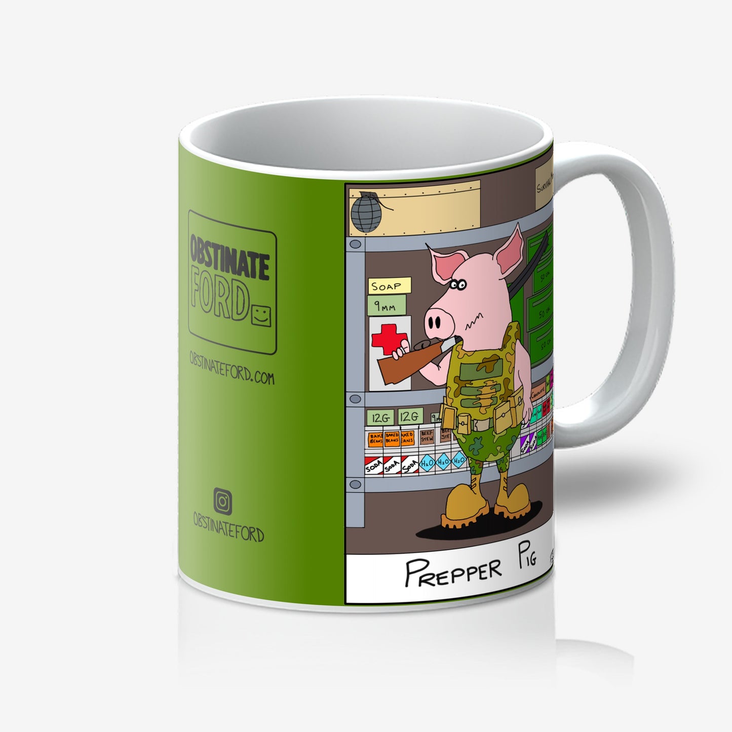 Prepper Pig Mug