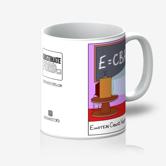 Einstein Cracks Vegetivity Mug