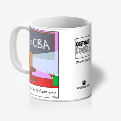 Einstein Cracks Vegetivity Mug