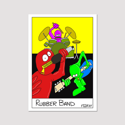 Rubber Band Print