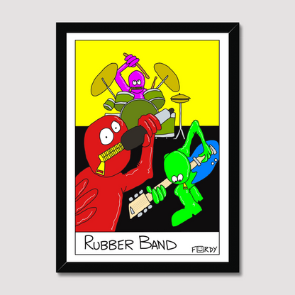 Rubber Band Print