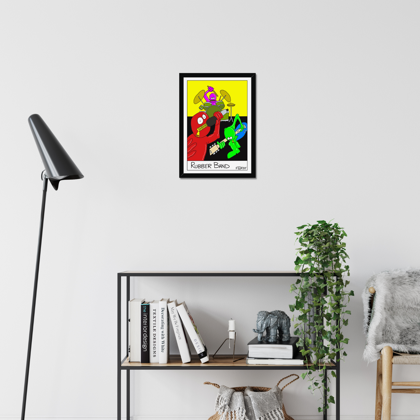 Rubber Band Print