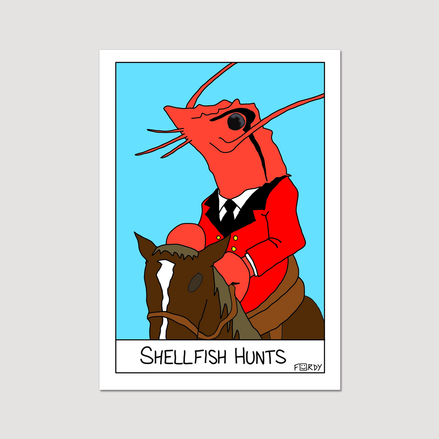 Shellfish Hunts Print