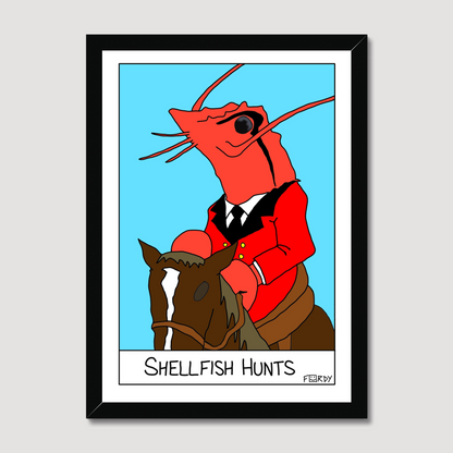 Shellfish Hunts Print