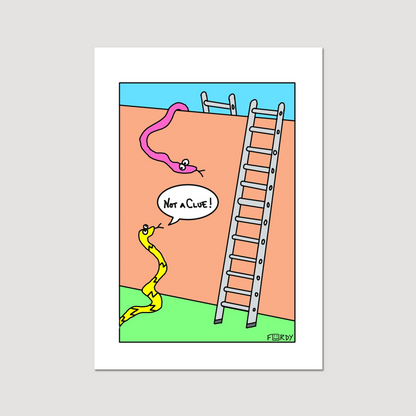 Snakes and Ladders Print