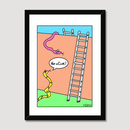 Snakes and Ladders Print