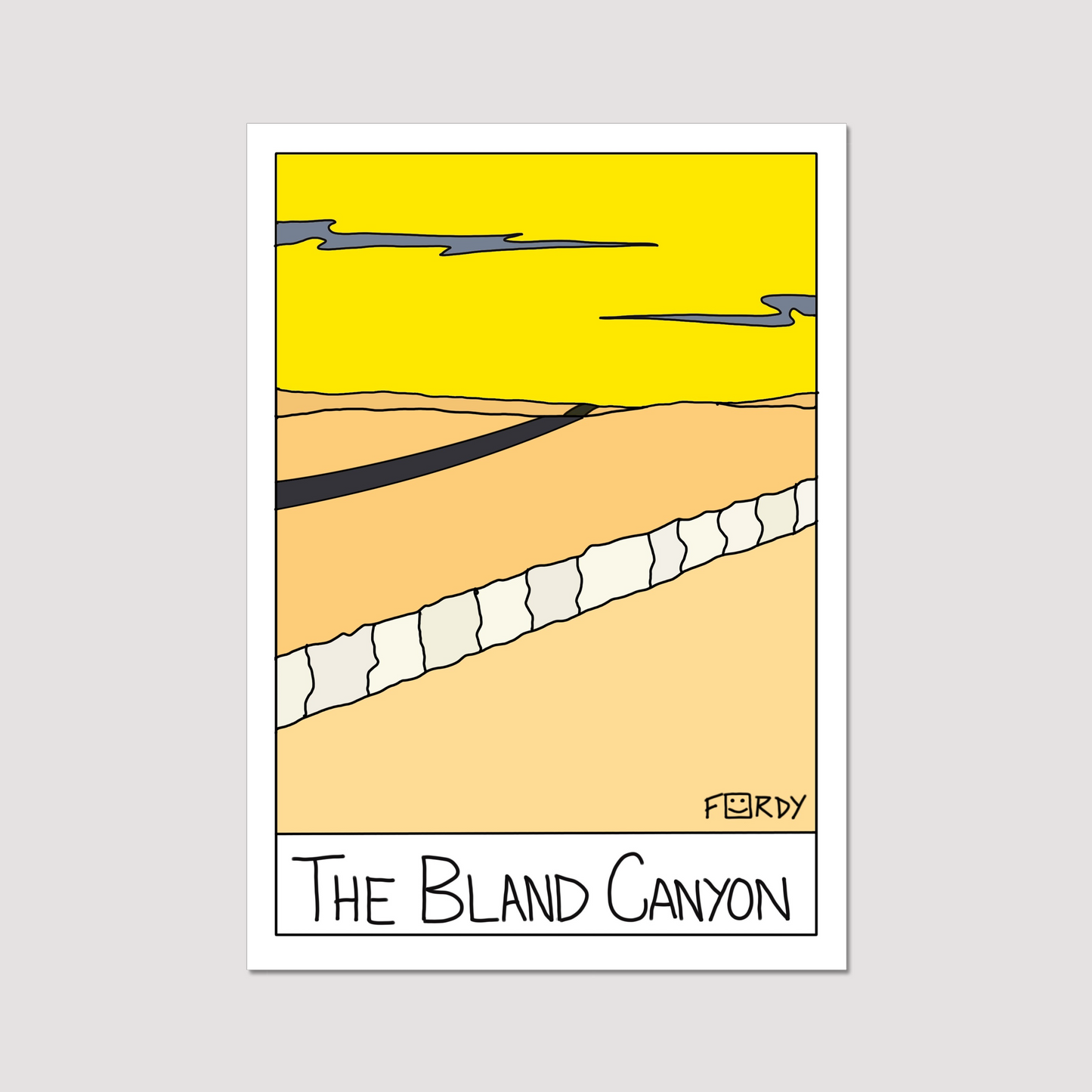 The Bland Canyon Print
