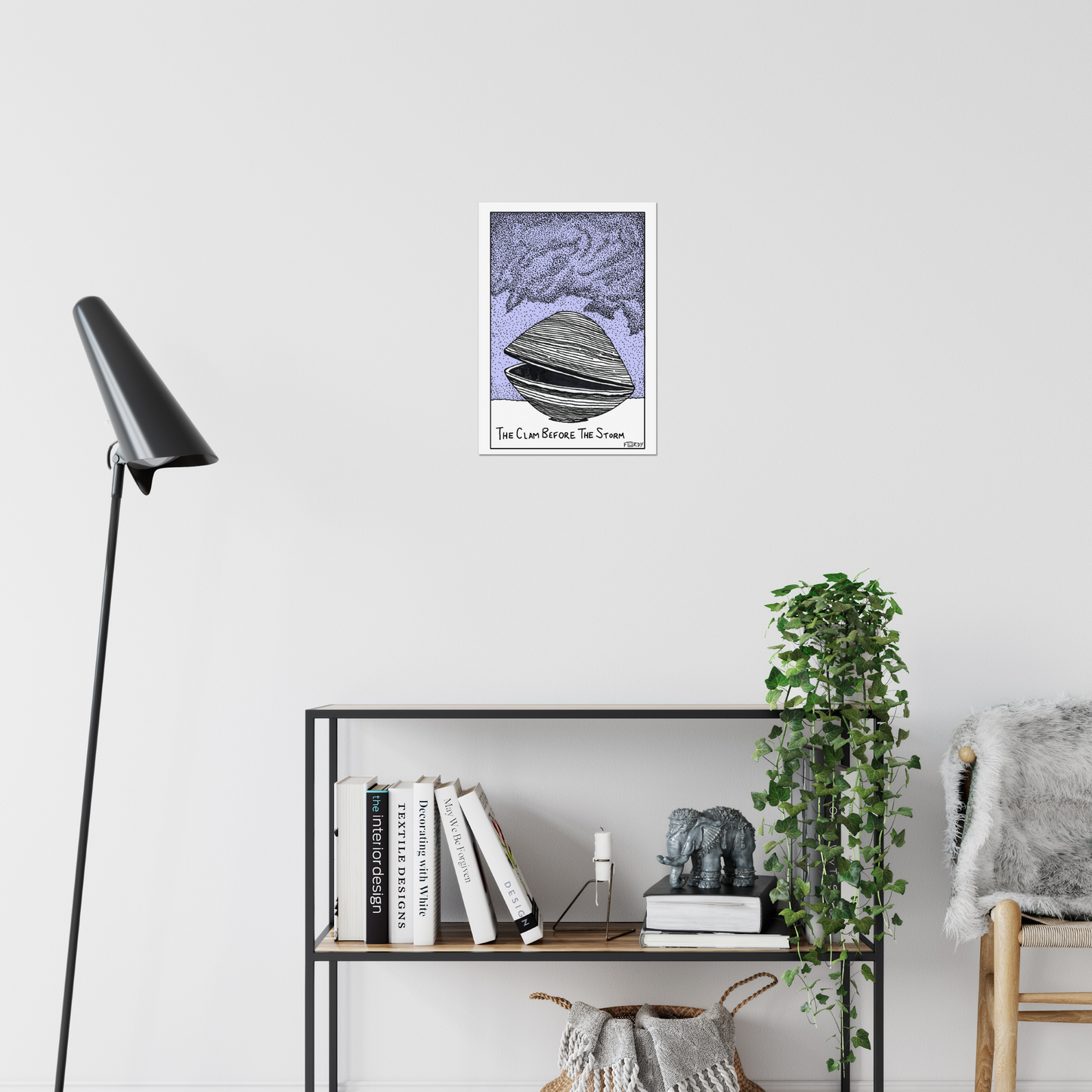 The Clam Before The Storm Print
