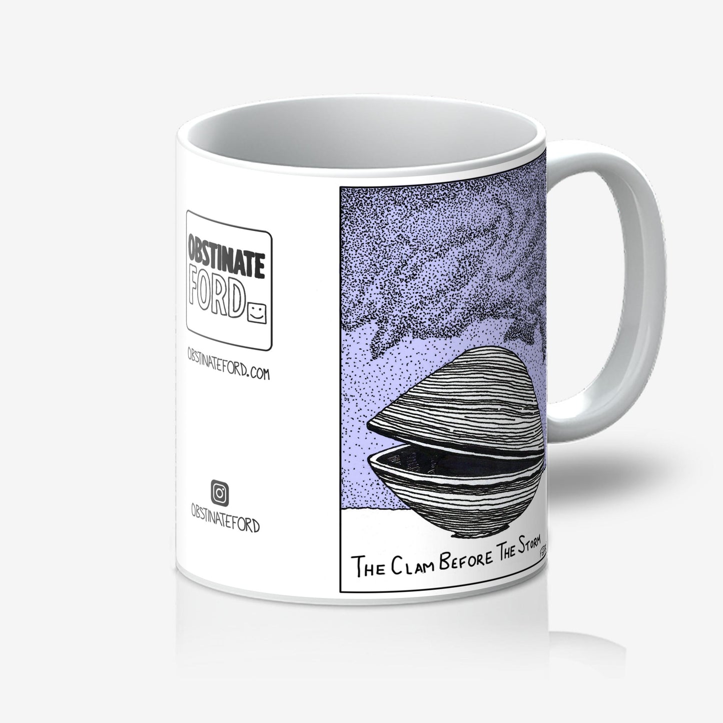 The Clam Before The Storm Mug