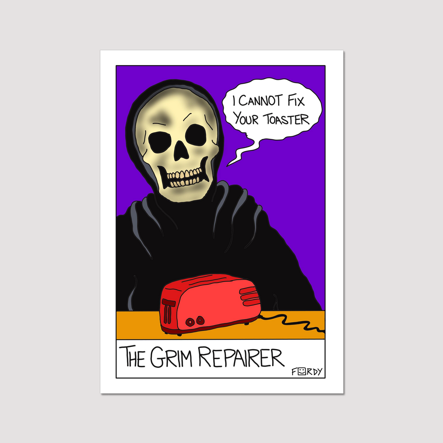 The Grim Repairer Print