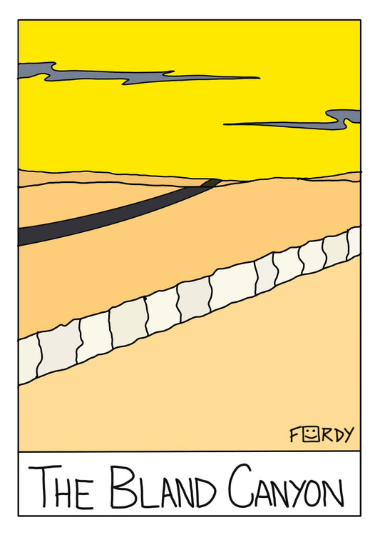 The Bland Canyon Greeting Card