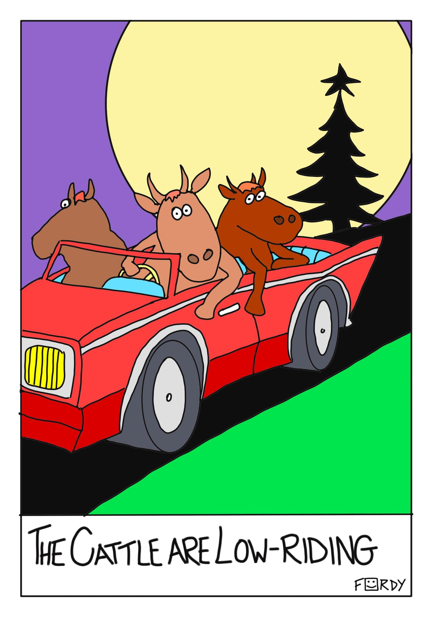 The Cattle Are Low-Riding Christmas Card