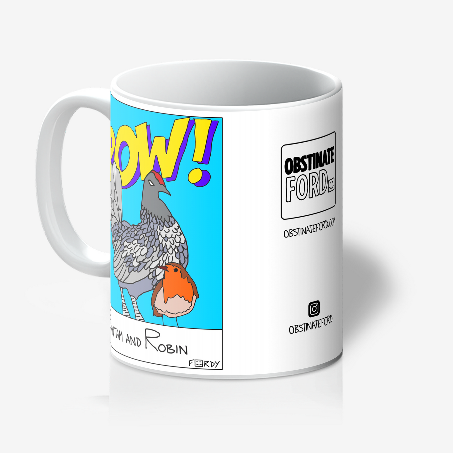Bantam and Robin Mug