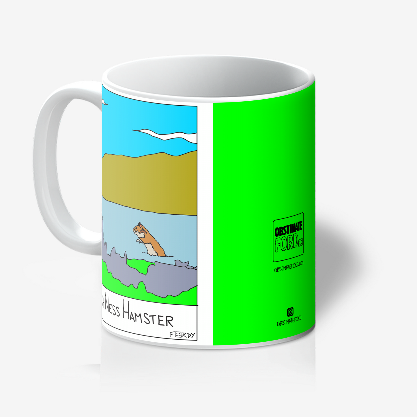 Loch Ness Hamster Mug