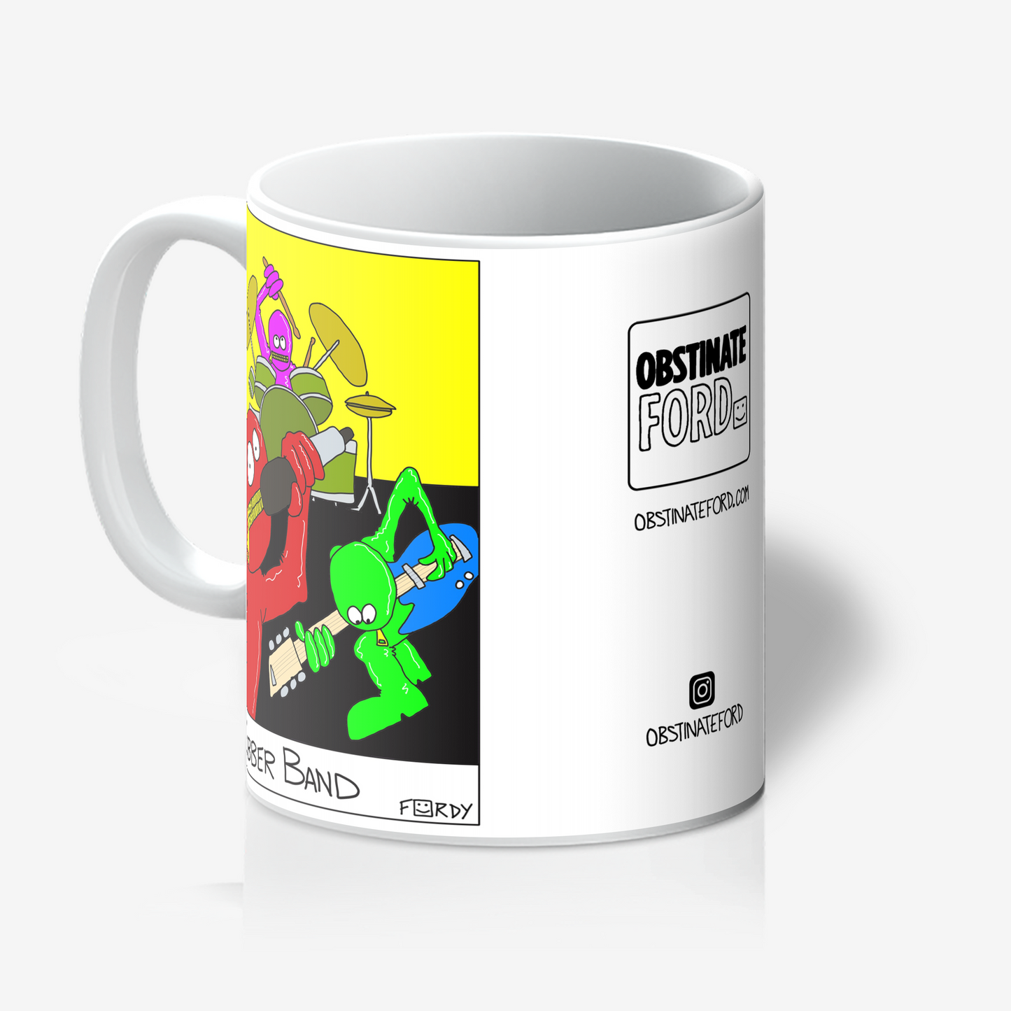 Rubber Band Mug
